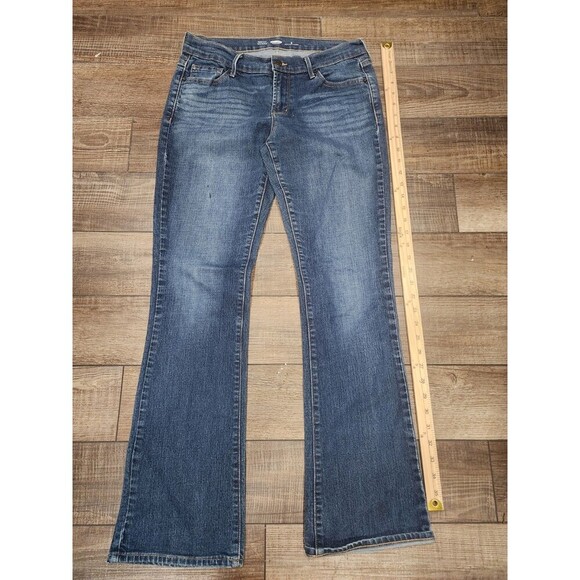 Women's Old Navy Boot-Cut Semi-Evase Denim Jeans Size 6 Stretch - Picture 1 of 8